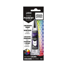 Colours  pigment liquide Pebeo Colours-Moixable-Opaque ou Transparent Effet Natural Origine 20 ml Purple 20 Nombre