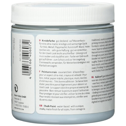 Rayher Chalky Finish Can 236ml Blue Grey Blauugrau 1