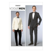 Vogue Patterns V9097MUU herenjas en broek naaisjabloon maat MUU (34-36-38-40)