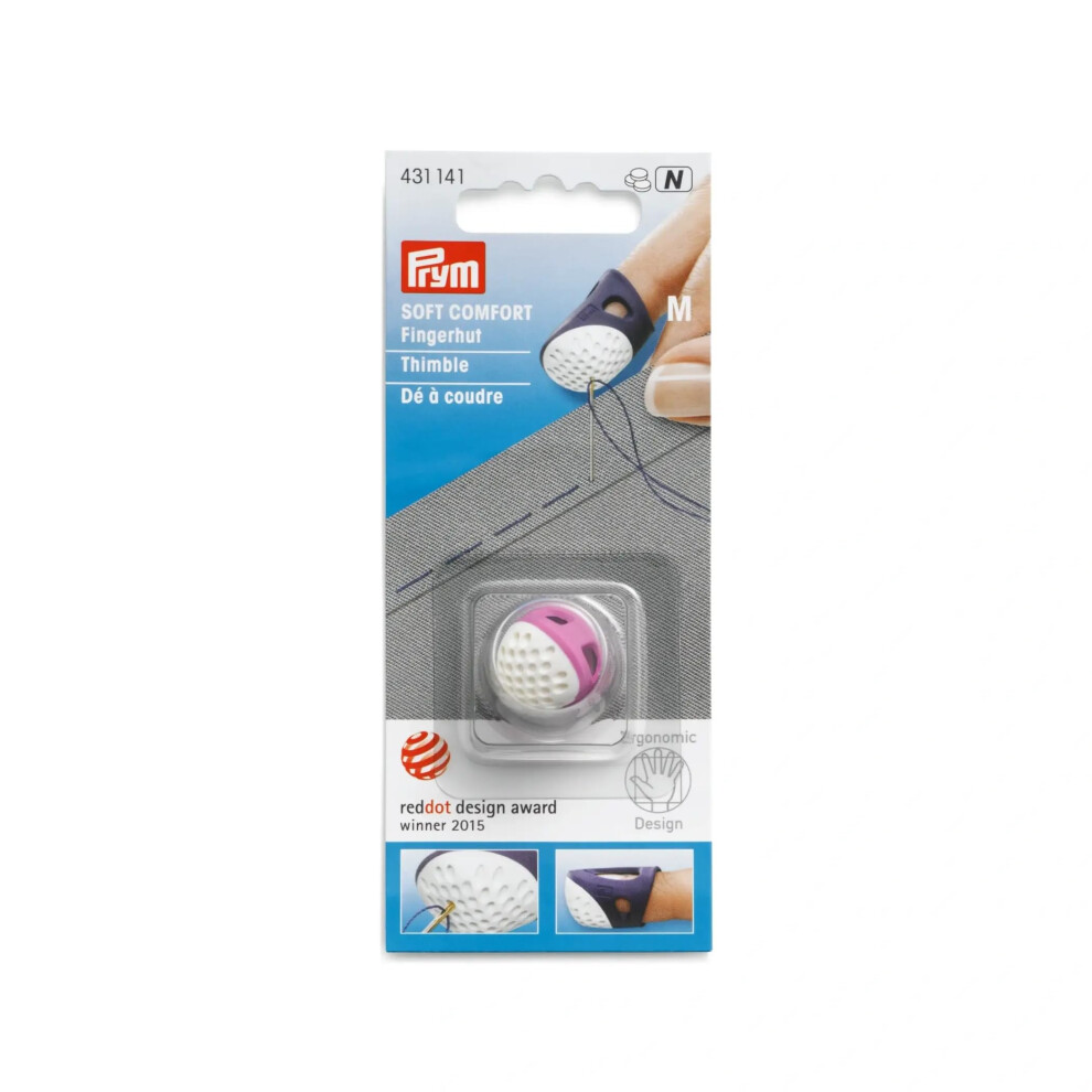 Prym Unisex Adult Modern Thimble  Purple  Medium US