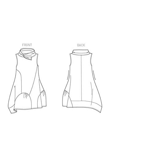 VOGUE PATTERNS Vogue Patterns V9112 Damenkleid, Gr      e Y (XSM-SML-MED) 2