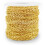 CleverDelights Corrente de Cabo 3x4mm - Cor Dourada - 9 Metros 1