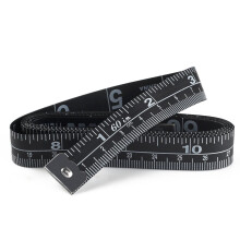 WIN TAPE Set of 3 Soft Tape Measure Black Color Sewing Tape Measure Measuring Tape for Body and Cloth (152cm / 60'')
