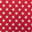 Tecido Estrelas Impressão Poliéster Algodão 60 Polegadas por Jarda (Vermelho) 1
