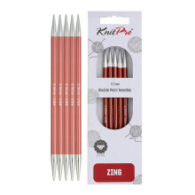 KnitPro Zing spidspinde 6"" (15 cm) | US st?rrelse 9 (5,5 mm)