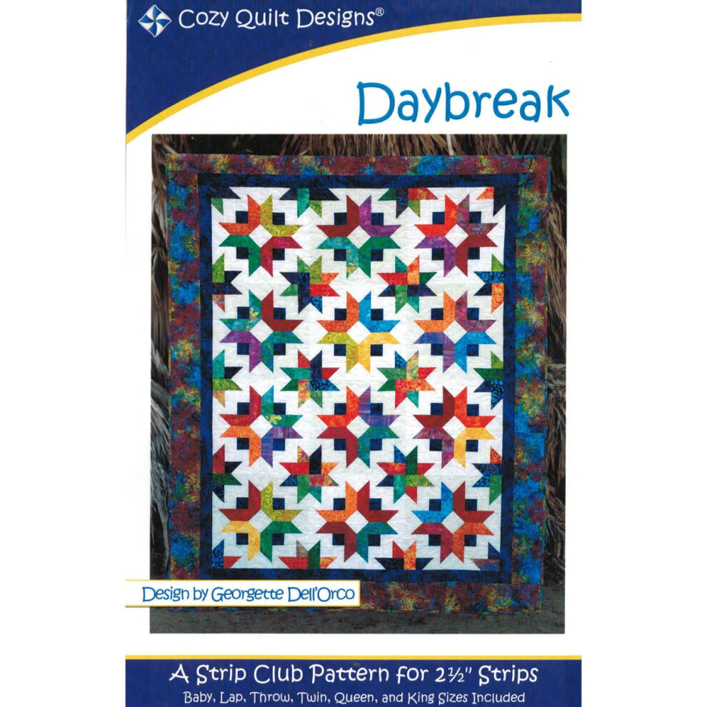 Daybreak Quiltmuster Jelly Roll 2,5"""" Streifenfreundliche, Gem Tliche Quiltdesigns 6 Gr Enoptionen Day Break-image