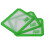 Silicone Alley, 3 Tapetes de Silicone Antiderrapante, Retângulo Pequeno 5 X 4 Polegadas, Verde 4