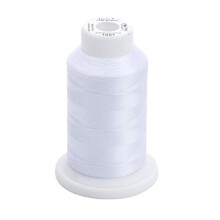 Sulky Of America 60wt Solid Polylite Thread 1650 yd Bright White