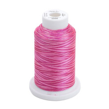 Fio Polylite Variegado 60wt Sulky Of America, 1650 yd, Flor de Fúcsia