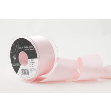 Berisfords 3501 Double Faced Satin Ribbon 50mm Pale Pink