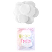 Playfully Ever After Wei   e Bastelfilzkreise (3 Zoll     30 St   ck)