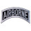 Emblema Biker Airborne Rocker Preto em Branco 3 Polegadas IV2202 F4D25S 1