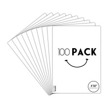 Golden State Art 5x7 bagplade kun 4-lags tykke 100 enkelt bagplader til ramme fotoprint
