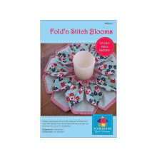 Disegni per trapunte per poveri, motivo ""Fold'n Stitch Blooms Ptrn""