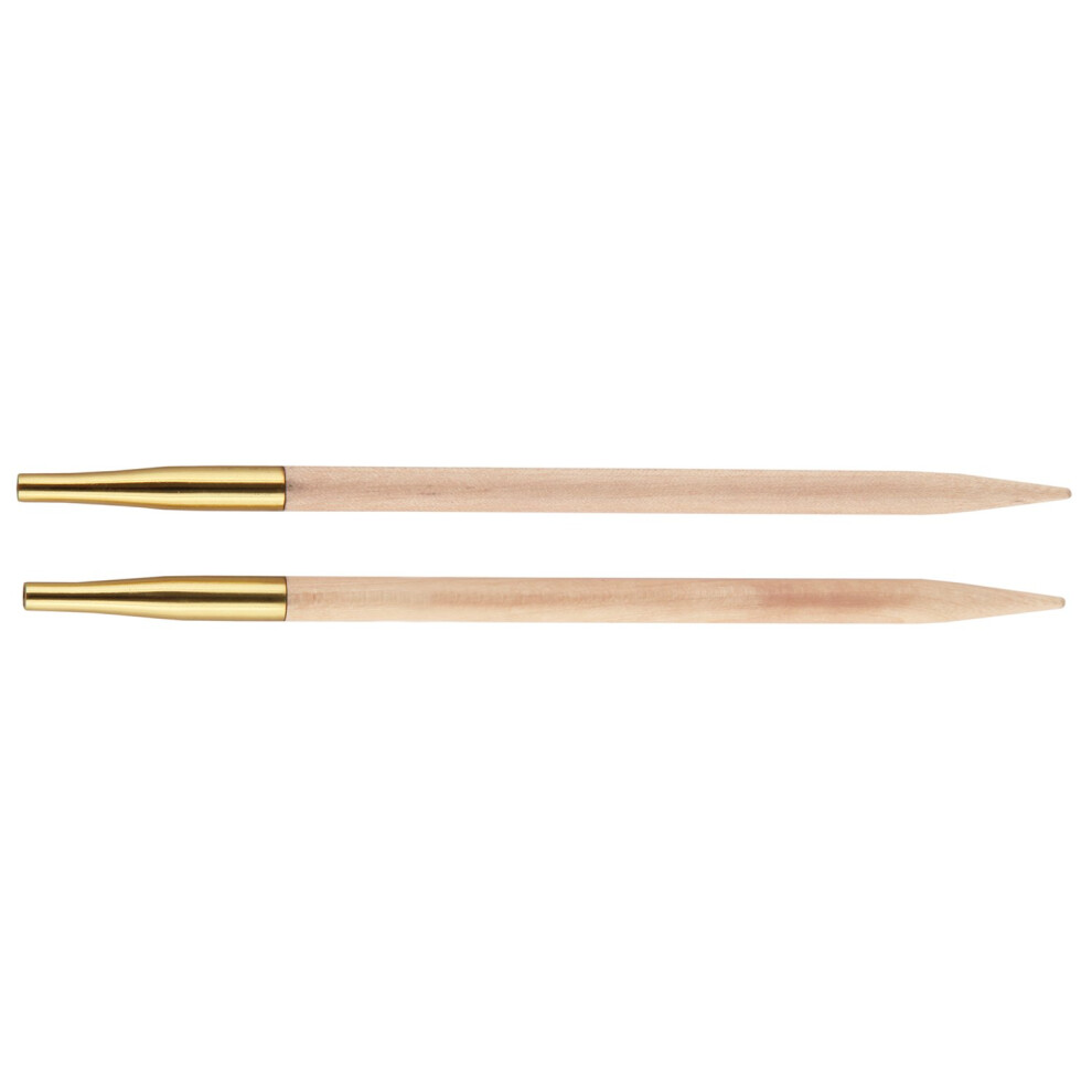 Knitpro Basix Birch: Circular Knitting Pins: Interchangeable: Normal: 11.6Cm X 3.25Mm Birchwood Multi-Colour 3.25Mm
