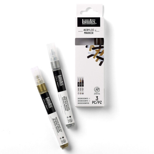 Liquitex Professional Paint Marker S?t 3-delt iriserende 1