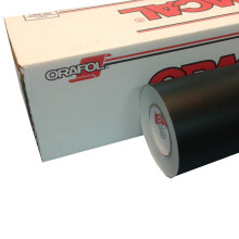 24 x 10 Fu lange Rolle Oracal-Vinyl f r Bastelschneider und Vinyl-Schildschneider (Schwarz matt, 100 Fu )