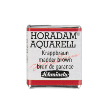 Schmincke - HORADAM AQUARELL - Tintas aquarela artísticas, 670 Marron Madder, 14 670 044, 1/2 pan