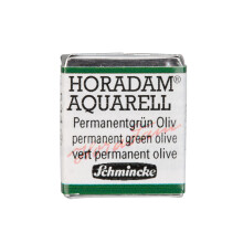 Schmincke - HORADAM AQUARELL - Akwarele najlepszych artystów 534 Permanent Green Olive 14 534 044 1/2 patelni