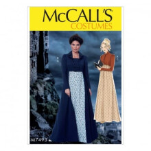 McCalls Ladies Easy Sewing Pattern 7493 Vintage Style Cropped Jacket  Coat & Dress