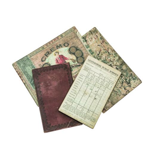 Baseboards - Recuperados por Tim Holtz Idea-ology, Dois - 3 x 5 Polegadas e Dois - 4 x 6 Polegadas, 4 Baseboards (TH93556) 1