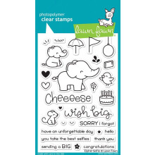 Lawn Fawn Clear Stamps 4""""X6"""" - LF1328 Elphie Selfie