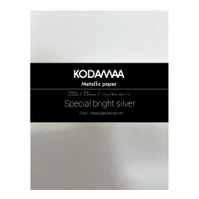 Kodamaa Premium Shimmer Art Craft Gold/Srebrny metalowy karton z wielofunkcyjnym kartonem idealnym na festiwalowe opakowanie prezentowe (25 arkus