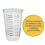 20 8oz Disposable Graduated Clear Plastic Cups for Mixing Paint  Stain  Epoxy  Resin 3