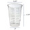 20 8oz Disposable Graduated Clear Plastic Cups for Mixing Paint  Stain  Epoxy  Resin 2