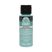 Tinta Multi-Superfície FolkArt em Cores Sortidas (2 oz), Aquamarine Pérlado