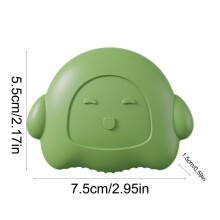 (Green) Pet Shell Comb Stainless Steel Massage Dematting Tool For Dog Gentle Soft Cat Comb Hair Brush For Pet Puppy Kitten