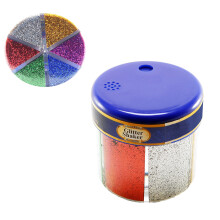 Klasick barevn trpytiv ejkr nalvac hubice/otvory ejkru 60 g / 2,17 oz. - 6 barev: Modr Zelen Cerven Strbrn Zlato Ruov. (1-balen)