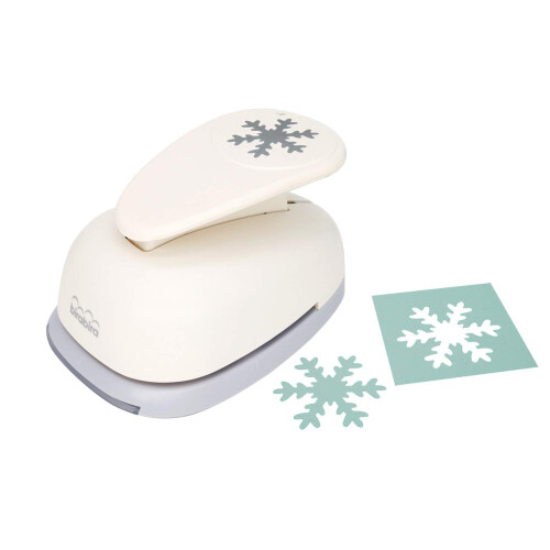Bira Craft Punch de Floco de Neve de 2 15/16 polegadas, para Scrapbook e Artesanato