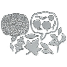 Penny Black Series Creative Dies 51-360 Pumpkins & Leaves