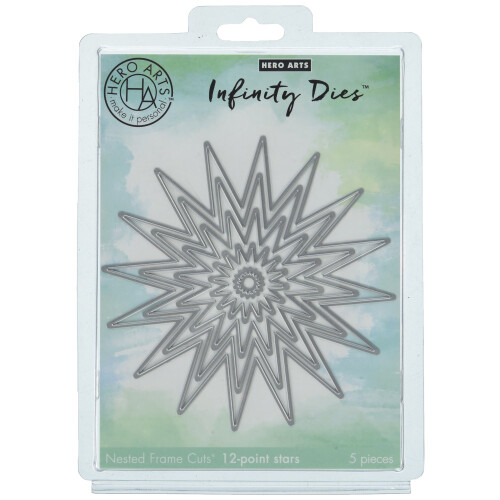 Hero Arts DI403 Infinity Dies 12-Point Stars Infinity