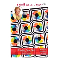 Quilt in a Day - Modello per trapunta a piatti di Dresda (modello incluso)