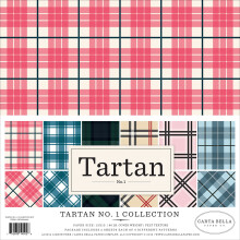 Carta Bella Paper Company Tartan Nr. 1 Kollektionsset, keine, 30,5 x 30,5 cm