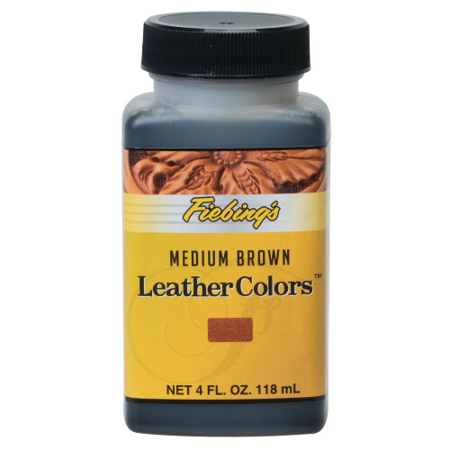 Fiebing's Leathercolors 4 oz.  Medium Brown