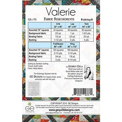 GE Designsin Valerie Quilt Pattern KGE175 1