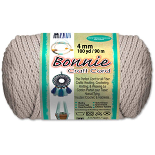 PEPPERELL FLETTESELSKAB MACRAME CORD 4MM 100 LAM ULD os:one size 2