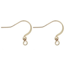 COIRIS 100 Pairs Earwires French Earring Hooks/Dangle Earring Findings Jewelry Making DIY (EH-1008-gold)