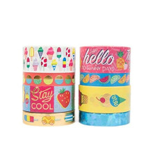 Summer Treats Poolrific Washi Tape Assortment Set - 8 Spools