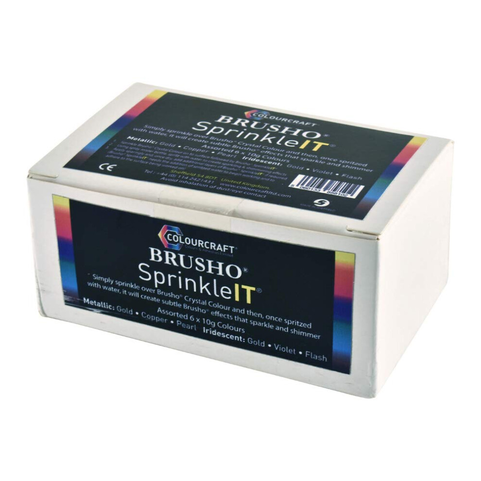 Colourcraft, Brusho, Sprinkleit, Set Of 6 Colors-image