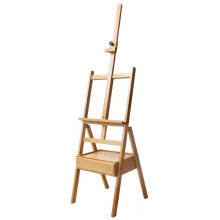 Mont Marte Signature Box Floor Easel Beech Wood 43.5 x 44 x 150 cm (LxWxH) 17.13 x 17.32 x 59.1""""