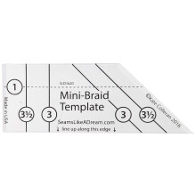 Modelli per trapunte Seams Like A Dream, mini modelli per trecce, righelli e accessori