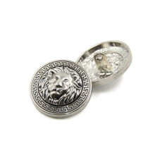 10PCS Clothes Buttons - Fashion Lion Head Sewing Button Round Shaped Metal Button Set for Men Women Blazer Coat Uniform Shirt Suit and Jacket