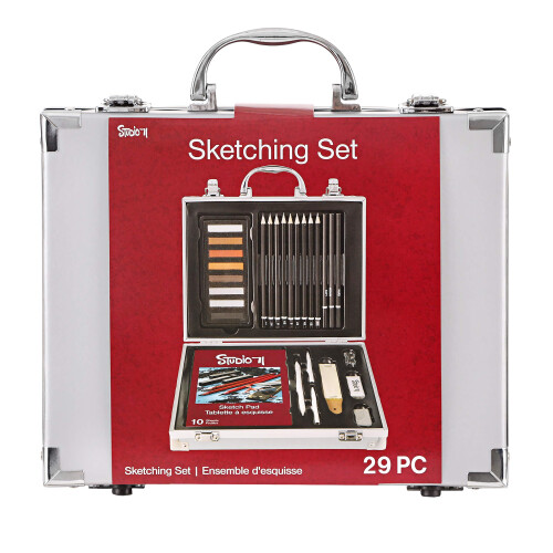 Darice Studio 71 Portable Sketching Art Set  29 Pieces 1