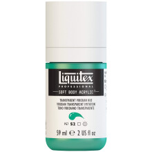 Tinta acrlica profissional para corpo macio Liquitex 59ml (2 onas) Garrafa Transparente Tonalidade Viridian