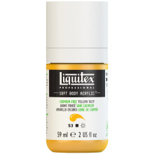 Tinta Acrílica Liquitex Profissional Soft Body, 59ml (2-oz), Amarelo Cadmium Livre