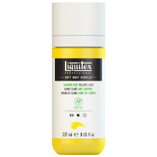 Tinta Acrílica Liquitex Profissional Soft Body, 237ml (8-oz), Amarelo Claro Sem Cádmio
